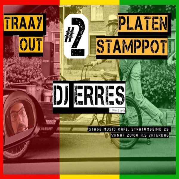 TRAAY OUT #2 met DJ erres PLATEN STAMPPOT